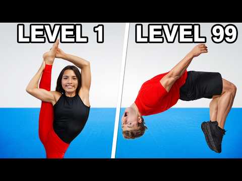 Level 1 to 100 Impossible Gymnastics Skills