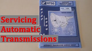 Mopar A727 Transmission Fluid and Filter Change