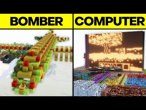 THE BEST REDSTONE MACHINES EVER...
