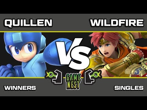 Game Nest Smash It Up: Quillen (Mega Man) vs Wildfire (Roy/Pichu) - Winners Round 3