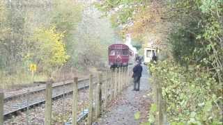 preview picture of video 'GWR Railmotor 93 on the Looe Branch 11-18 Nov,2012'