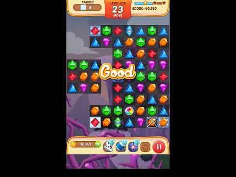 Jewel Match King Level 438 - Walkthrough ( No Booster )