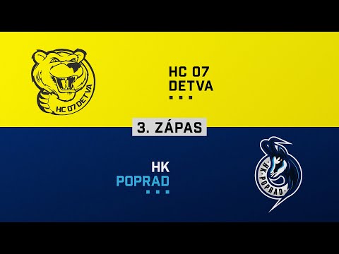 3.zápas štvrťfinále HC 07 Detva - HK Poprad HIGHLIGHTS