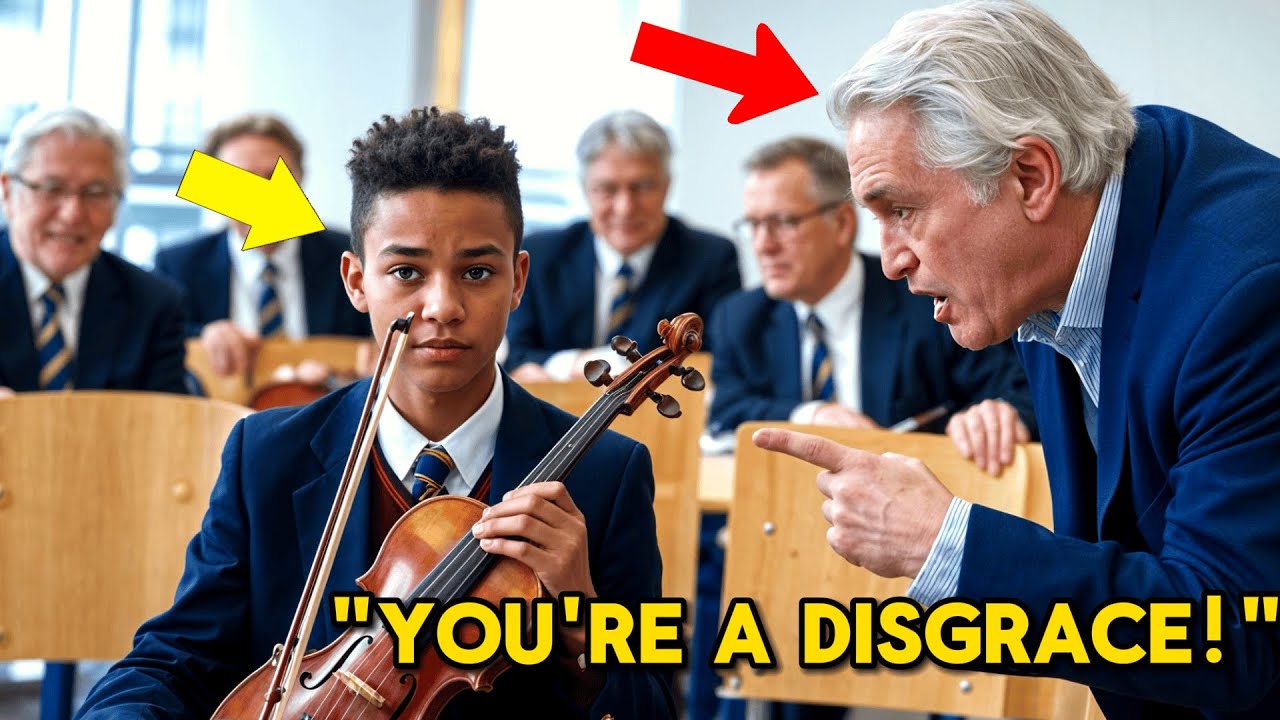 The Teachers Made a Black Boy Play Violin as a Joke, But His Performance Leaves Them Speechless