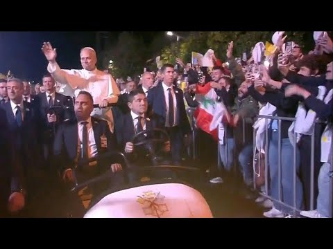 Video | Pope Leo XIV arrives at the Maronite Patriarchate of Antioch in Lebanon | AFP