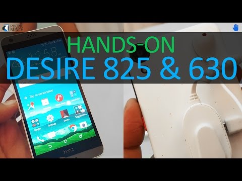 HTC Desire 825 and Desire 630 Hands on Overview