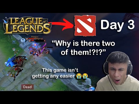 What is Meepo!?!? Challenger LoL player vs Dota 2 - Day 3