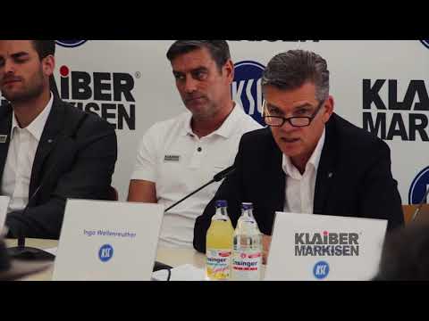 KSC Jahrespressekonferenz 2018 bei KLAIBER MARKISEN