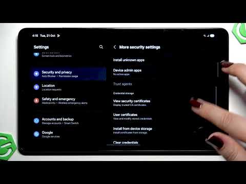 SAMSUNG Galaxy Tab A11 LTE – How to Allow Unknown Sources