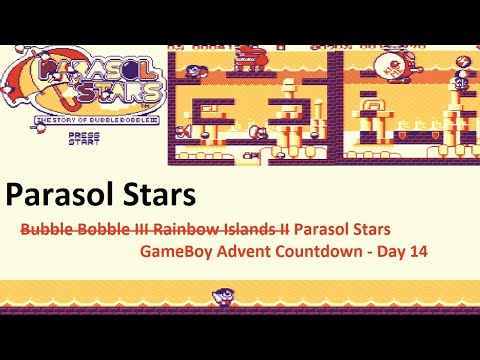Parasol Stars - Taito Classic on Super GameBoy - Advent Countdown - Day 14