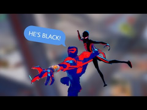 HE’S BLACK! (Miguel O’Hara meme)