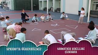 İSTEK Kaşgarlı Mahmut Okulları Sphero ile Geometri öğreniyor.