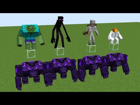 mutant mobs vs obsidian golems
