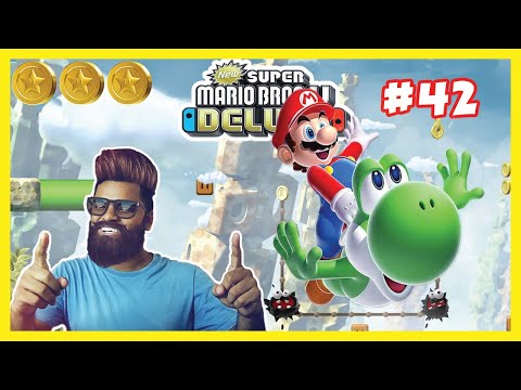 FUZZY CLIFFTOP TOWER||New Super Mario Bros U Deluxe-Stage-42 | Fachuki Gameplay By II