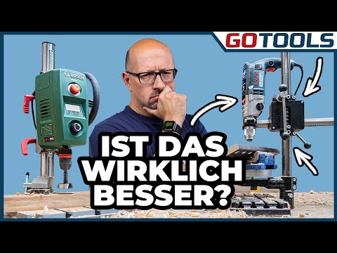 Drill stand vs. bench drill. Which is the better choice? PDB40 or BOSCH GSB 21-2 RCT?