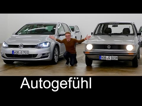 Volkswagen Golf All 7 generations! Exclusive VW comparison test review - Autogefühl
