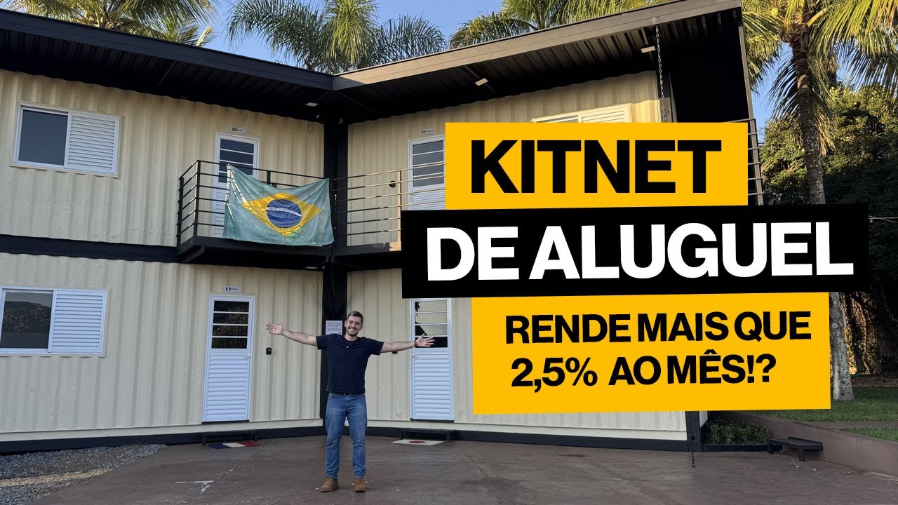 KITNET Container de ALUGUEL: Quanto RENDE e como funciona? (RENDA PASSIVA)