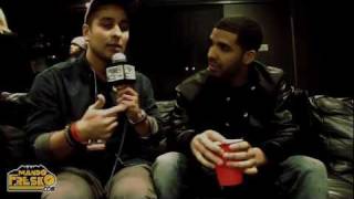Drake Talks Woman's Forehead Tattoo