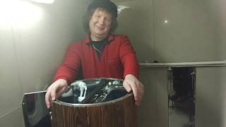 Ведро обливное для бани с поплавком