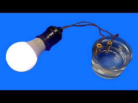 Amazing Free Energy Lamps Using Salt Water - Experiment at Home