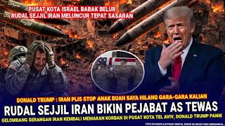 Download lagu 🔴 TERTIMBUN GEDUNG !! Rudal Sejjil Iran HANTAM TEL-AVIV & Pejabat As di Temukan WAFAT, Trump Nangis mp3