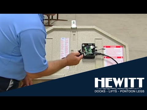 Programing the Remote on a Hewitt Hydraulic Boat Lift