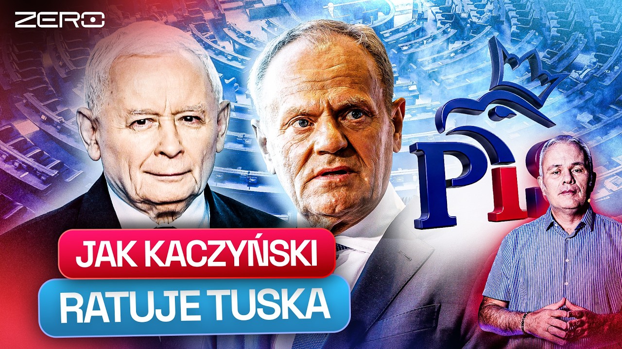 MAZUREK: PIS SIĘ ROZPADA, PLATFORMA SIĘ CIESZY. KACZYŃSKI POMAGA TUSKOWI