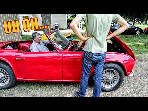FIRST DRIVE does NOT go as planned | Triumph TR4 DIY Gearbox Rebuild | WEGS GARAGE