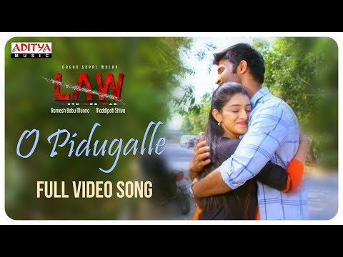 O Pidugalle Full Video Song | L A W (LOVE AND WAR) Video Songs | Kamal Kamaraju, Mouryani