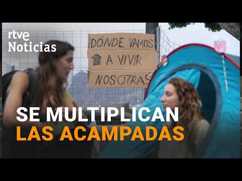 Acampadas por España | «Sin fecha para levantar el campamento» según el sindicato | RTVE Noticias