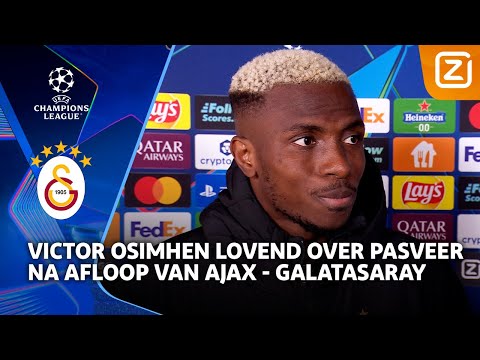 Osimhen: "Wij wisten van vorig jaar dat het een heel lastige avond zou worden" | Interview Osimhen