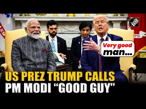 “Very good man…”: US President Trump’s all praise for PM Modi for reducing Russian oil imports