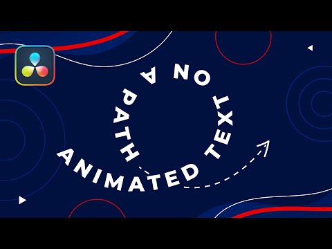 How to Animate Text on a Path in Davinci Resolve