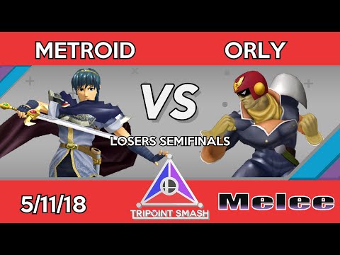 Tripoint Smash 11 - Losers Semifinals - metroid (Marth) Vs. ORLY (Captain Falcon)