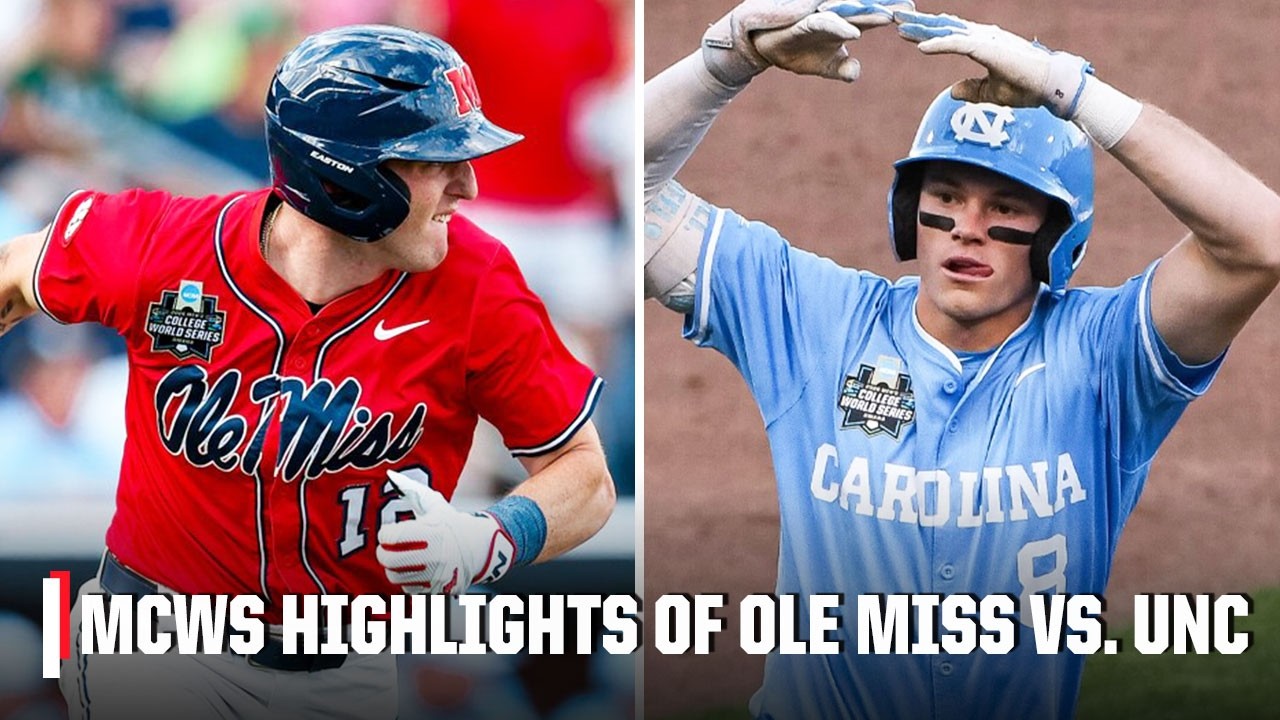 UNC Tar Heels vs. Ole Miss Rebels | Full Game Highlights | Men’s College World Series