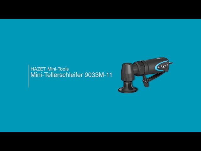 Video teaser for HAZET Mini Tellerschleifer, abgewinkelt 9033M-11