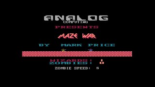 MAZE WAR !! ATARI 800 XL - 80´S NOSTALGIA