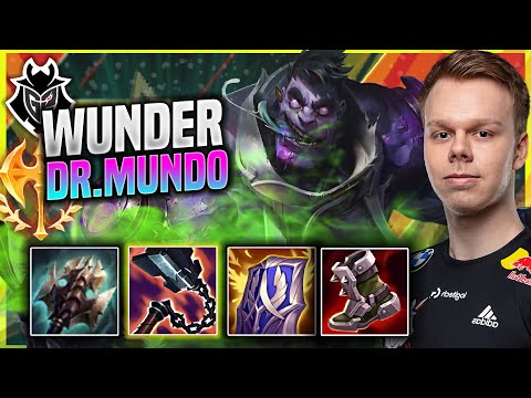 WUNDER IS A GOD WITH DR.MUNDO! - G2 Wunder Plays Dr.Mundo TOP vs Irelia! | Patch 11.15