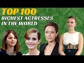 Richest Actresses 2022 Richest Actresses Of Countries Comparison Top 100 Richest Actresses