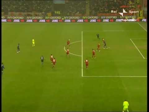 Inter Milan vs Roma 2-1 , HIGHLIGHTS 1/2 !!   ( Coppa Italia 21-01-2009 )