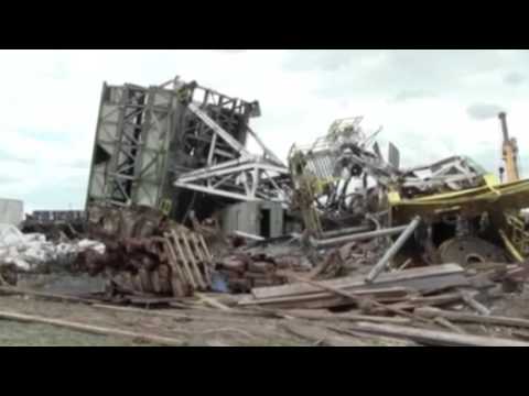 Drilling Rig Struck by F5 Tornado