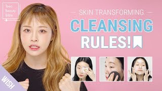 5 Cleansing Secrets! How to Cleanse Properly for Acne Skin & Remove Heavy Makeup, Double Cleansing!