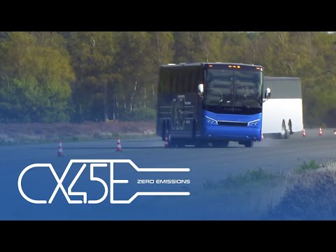 The future is electric. CX45E Agility testing.