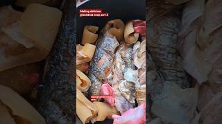 Making delicious groundnut soup part 2 #discovermyafrica #deliciousrecipe #soups #africandelicacies