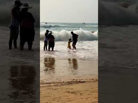 Baga beach☀️ papa n Raena 👨‍👧
