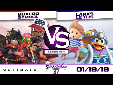 Muxedo & Symbol (R) vs. Larxs & LetUs (B) - Losers Rd 4 - Smashkatoon 37