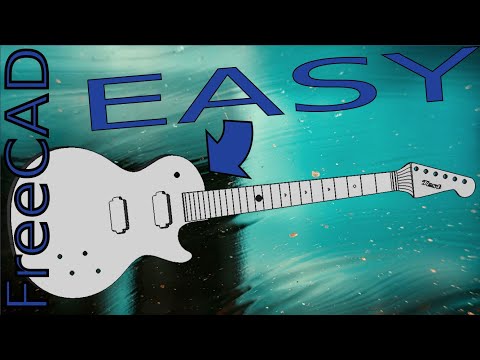 FreeCAD - The Amazing Marz Guitar Workbench for Easy Guitar Design |JOKO ENGINEERING|
