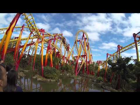 Montanha Russa Fire Whip - Beto Carreiro World - Penha SC - Adrenalina a 1000