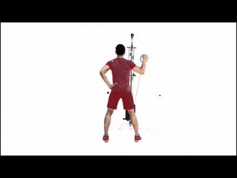 45  Degree Cable External Rotation Exercise