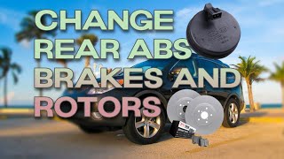 Replacing bad ABS Sensor and Brakes and Rotors on a Hyundai or Kia SUV